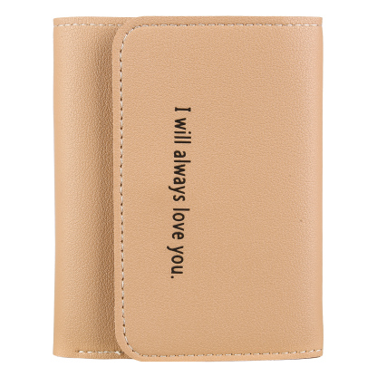 Portefeuille Femme Prénom et Texte Personnalisés avec Fleurs de naissance Porte-Monnaie Carte