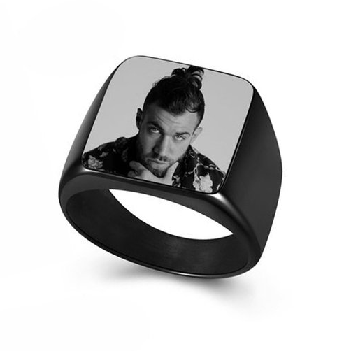 Bague Chevalière Photo Homme – Bijou Fort & Émotionnel | Jessemade