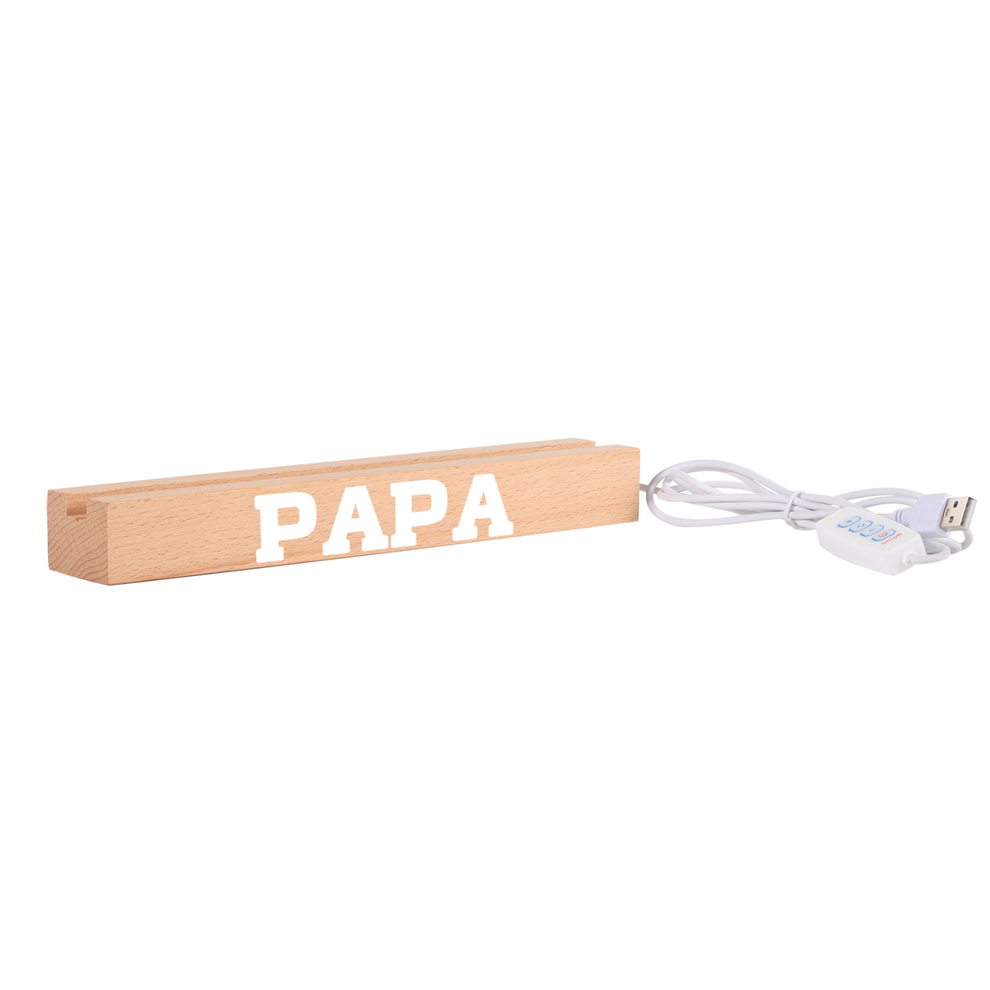 À Papa/Maman- Lampe de chevet LED Mains 7 Prénoms Personnalisés avec Texte pour Famille
