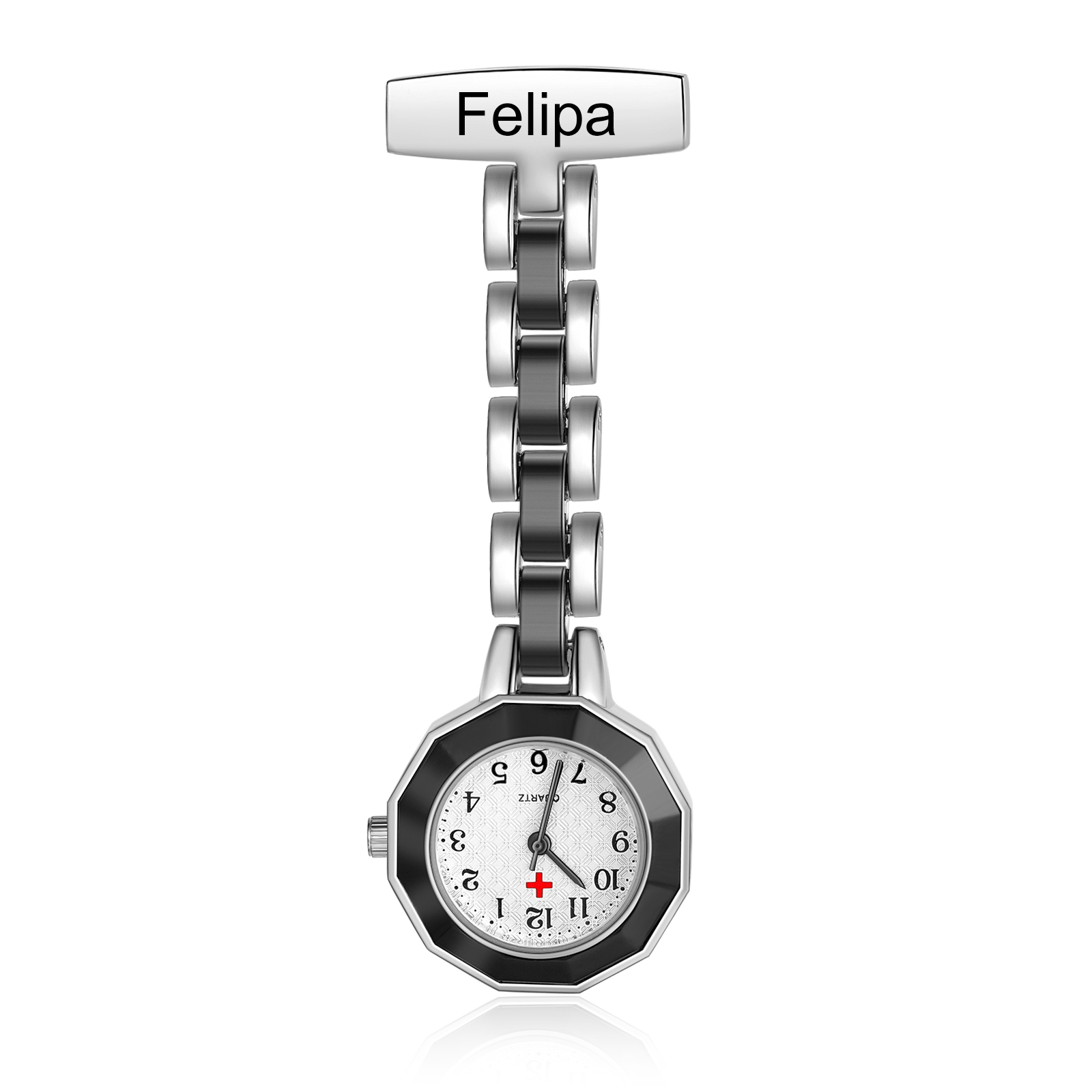Montre de poche Infirmière Prénom Personnalisé