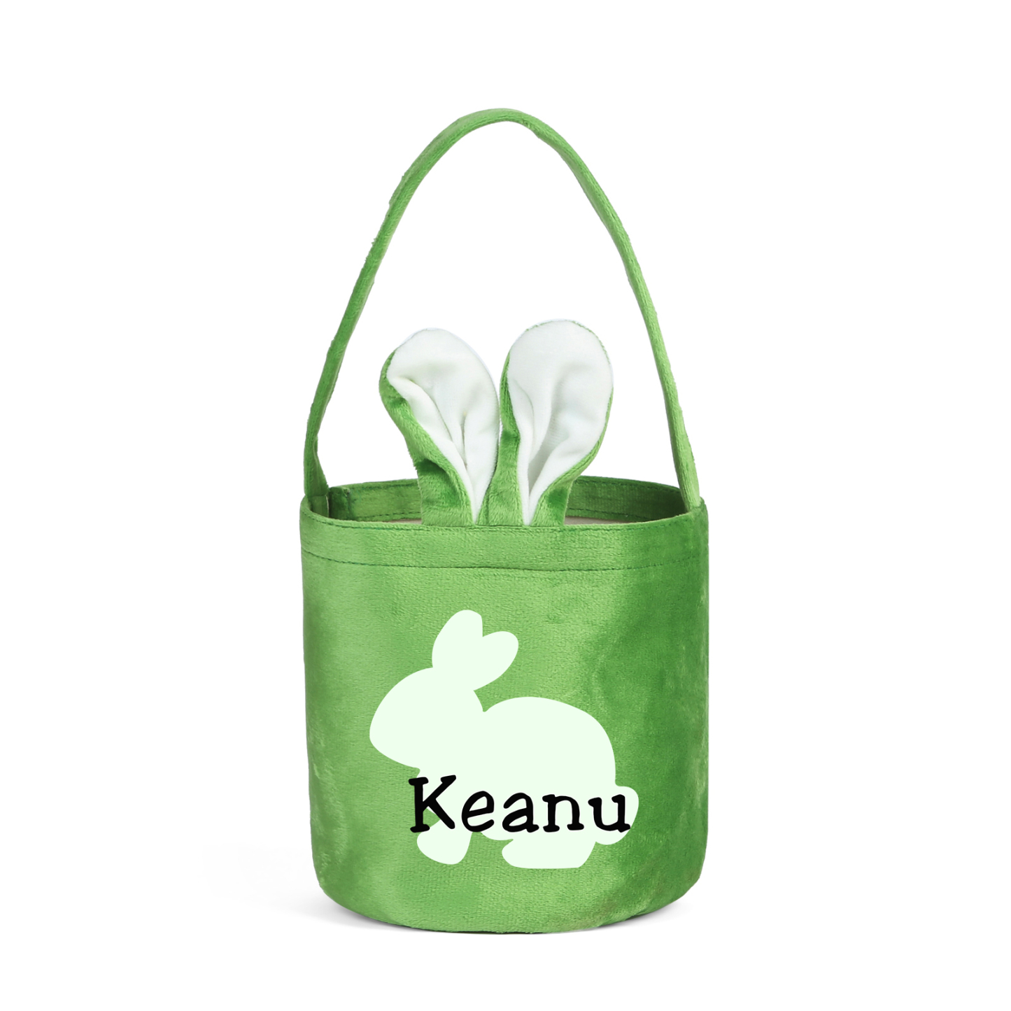 Sac de Pâques Lapin 1 Prénom Personnalisés Tote Bag Enfant