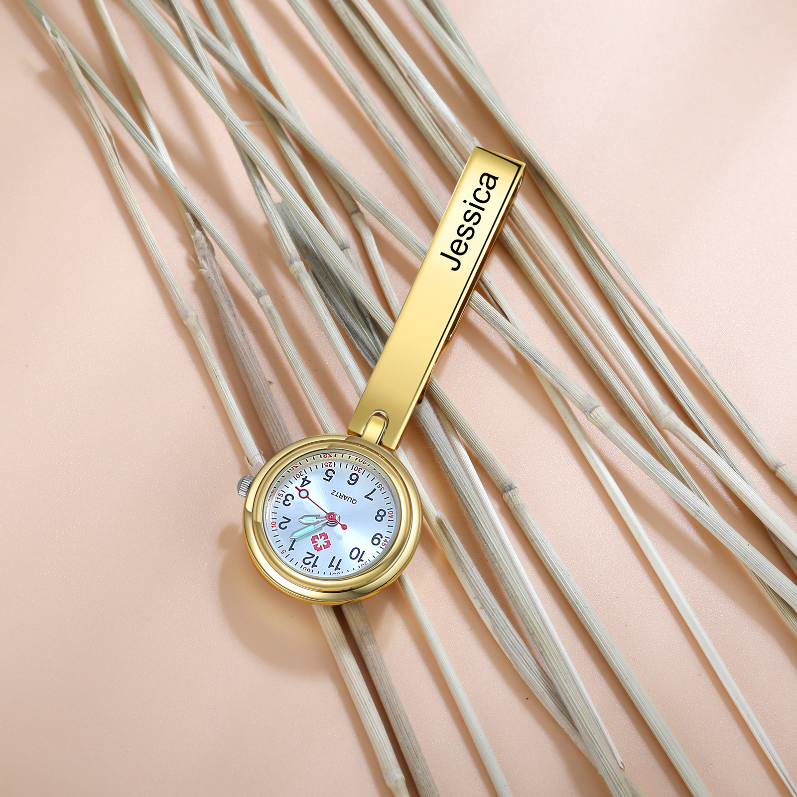 Montre de poche Infirmière Prénom Personnalisé