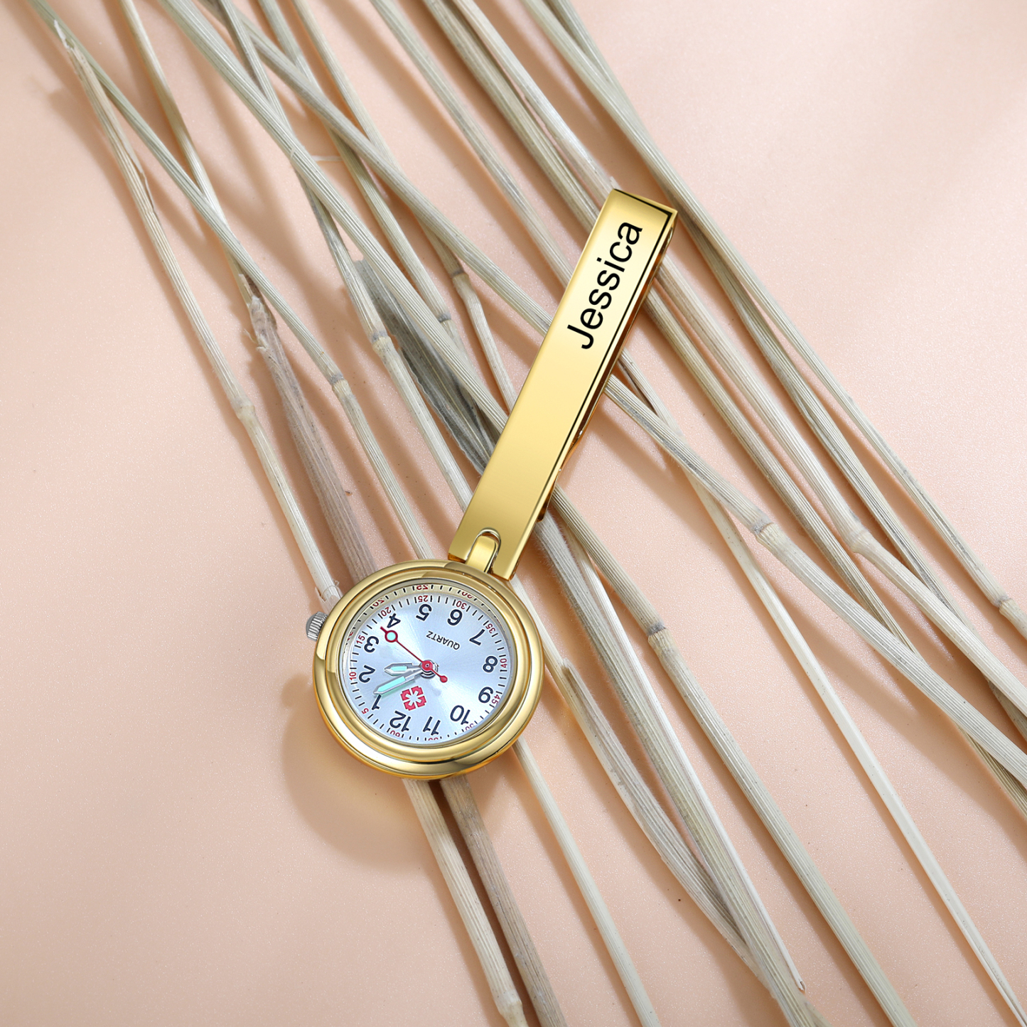Montre de poche Infirmière Prénom Personnalisé