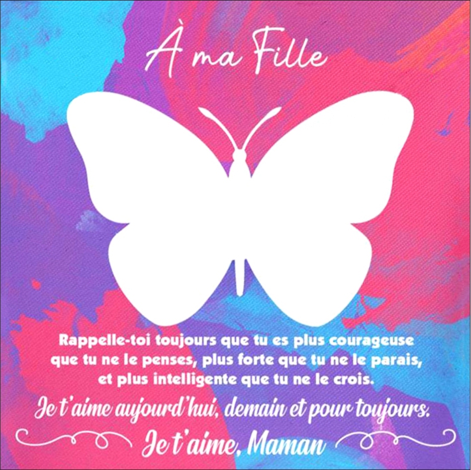 Carte de Cadeau A Ma Fille