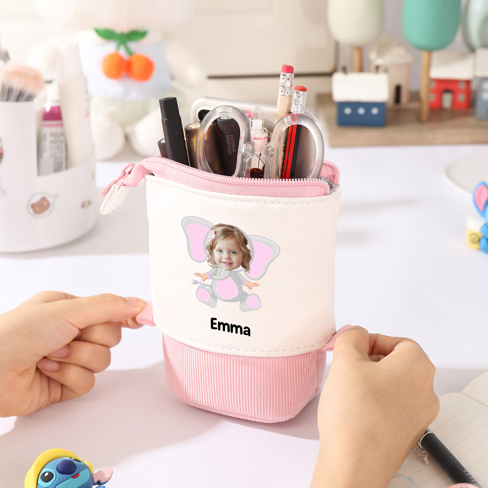 [Copy]Trousse Personnalisable avec 1 Nom et Motif Dinosaure – Cadeau rentrée scolaire pour Enfants | Jessemade