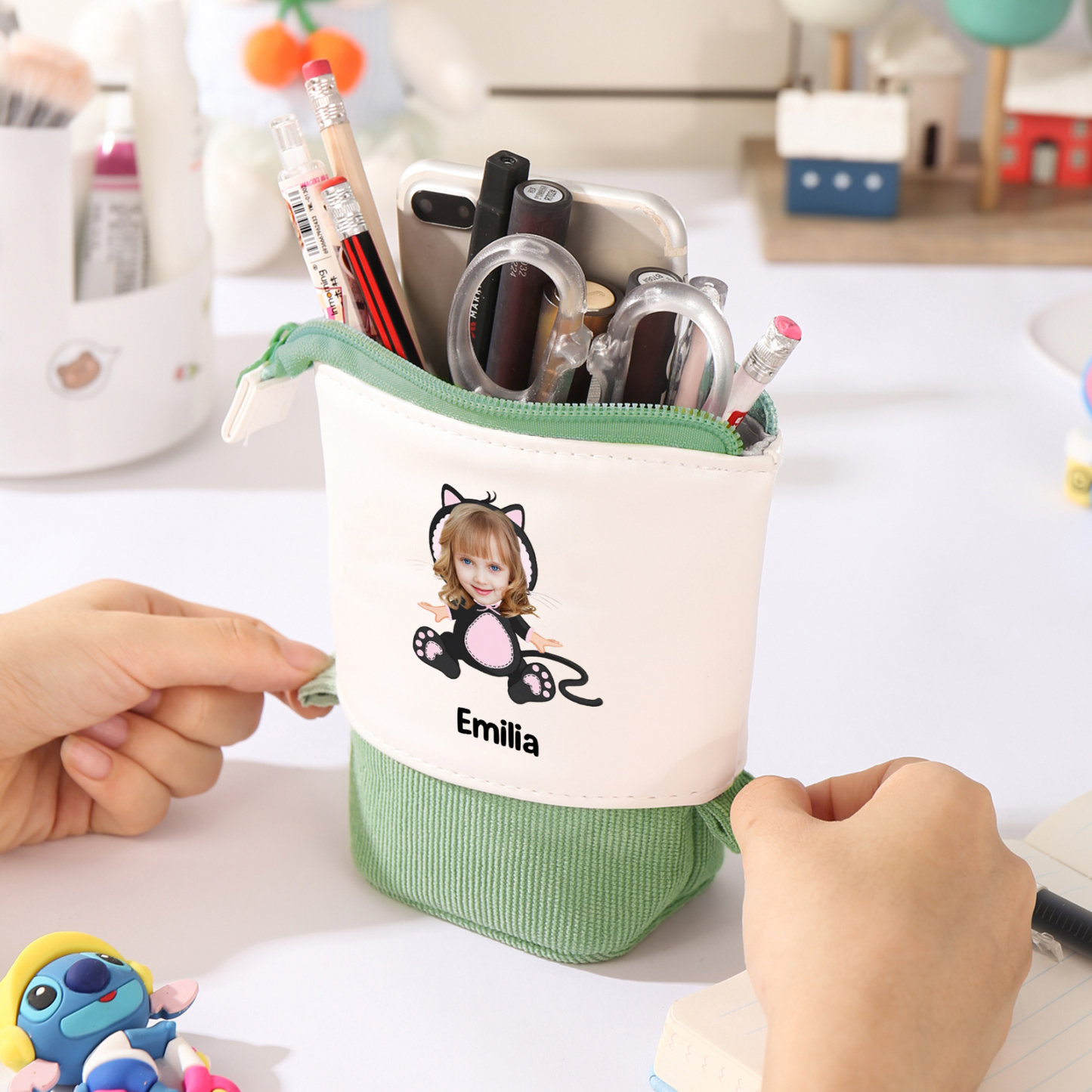 [Copy]Trousse Personnalisable avec 1 Nom et Motif Dinosaure – Cadeau rentrée scolaire pour Enfants | Jessemade