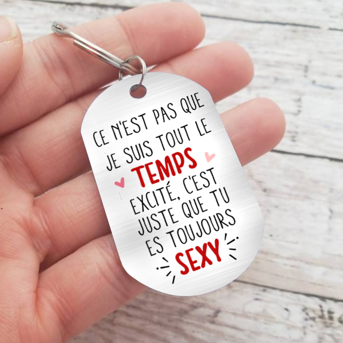 Porte-clés 2 Prénoms Personnalisés Porte-Clés Personnaliables Pour Couple | Jessemade