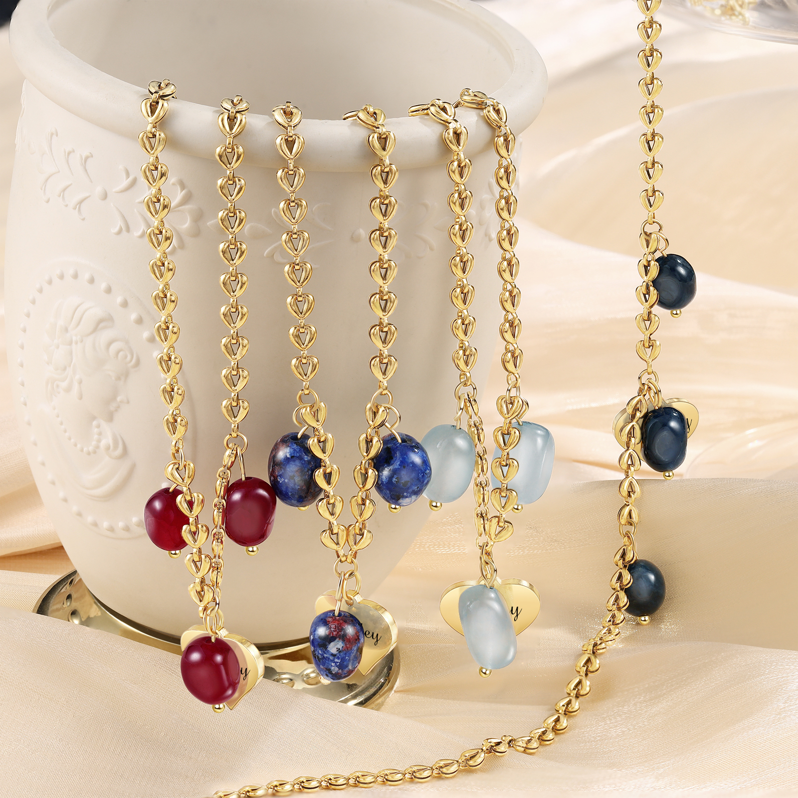 Collier Cœur 1 Prénom Personnalisé pour Femme