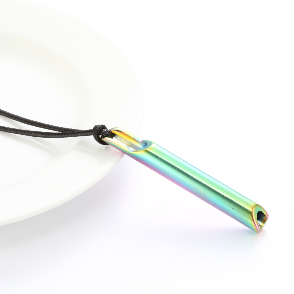 Collier sifflet de méditation yoga