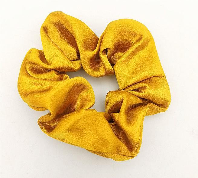 Lot de 6 Chouchous en satin colorés pour femmes Bandes de Cheveux Accessoires Cheveux