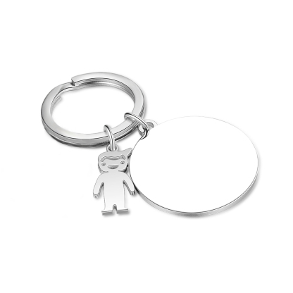 À Ma Mamie - 1-5 Noms Porte-Clés Personnalisés Avec Breloques Enfants