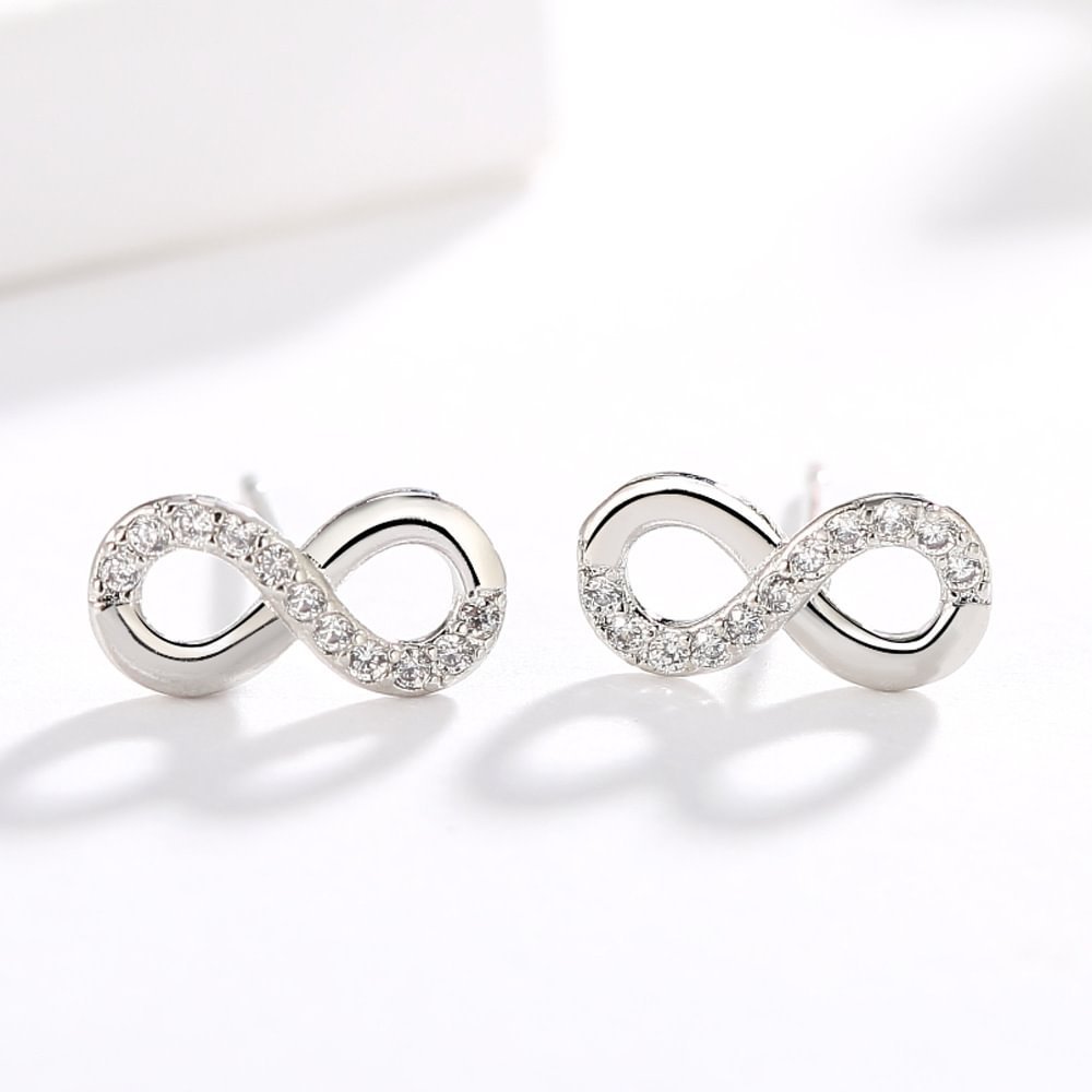 Boucles d'Oreilles Infini Pour Femme