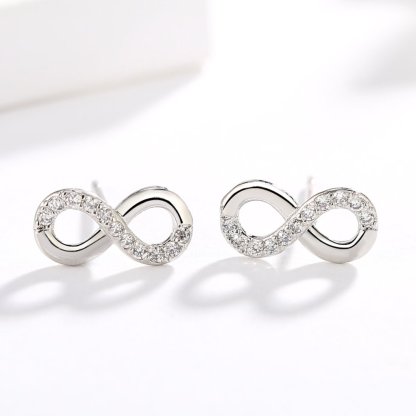Boucles d'Oreilles Infini Pour Femme