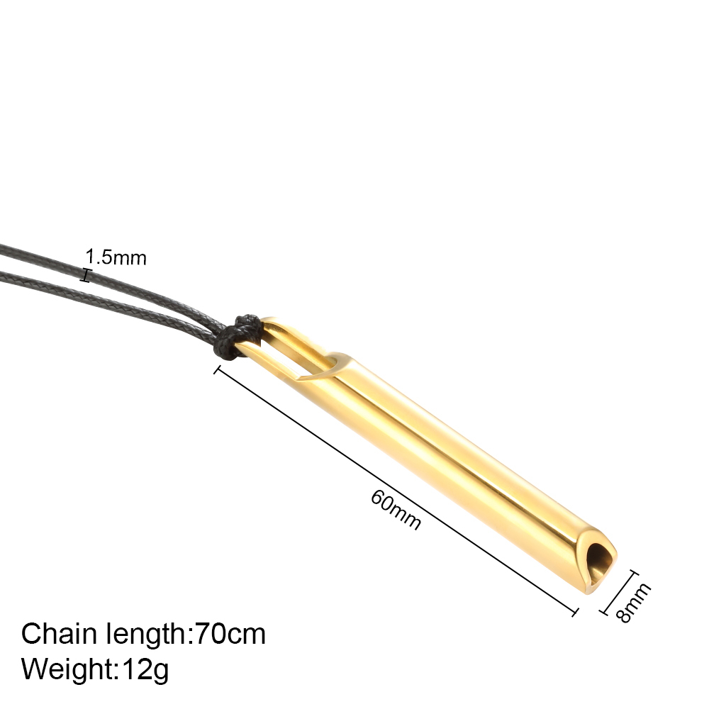 Collier sifflet de méditation yoga