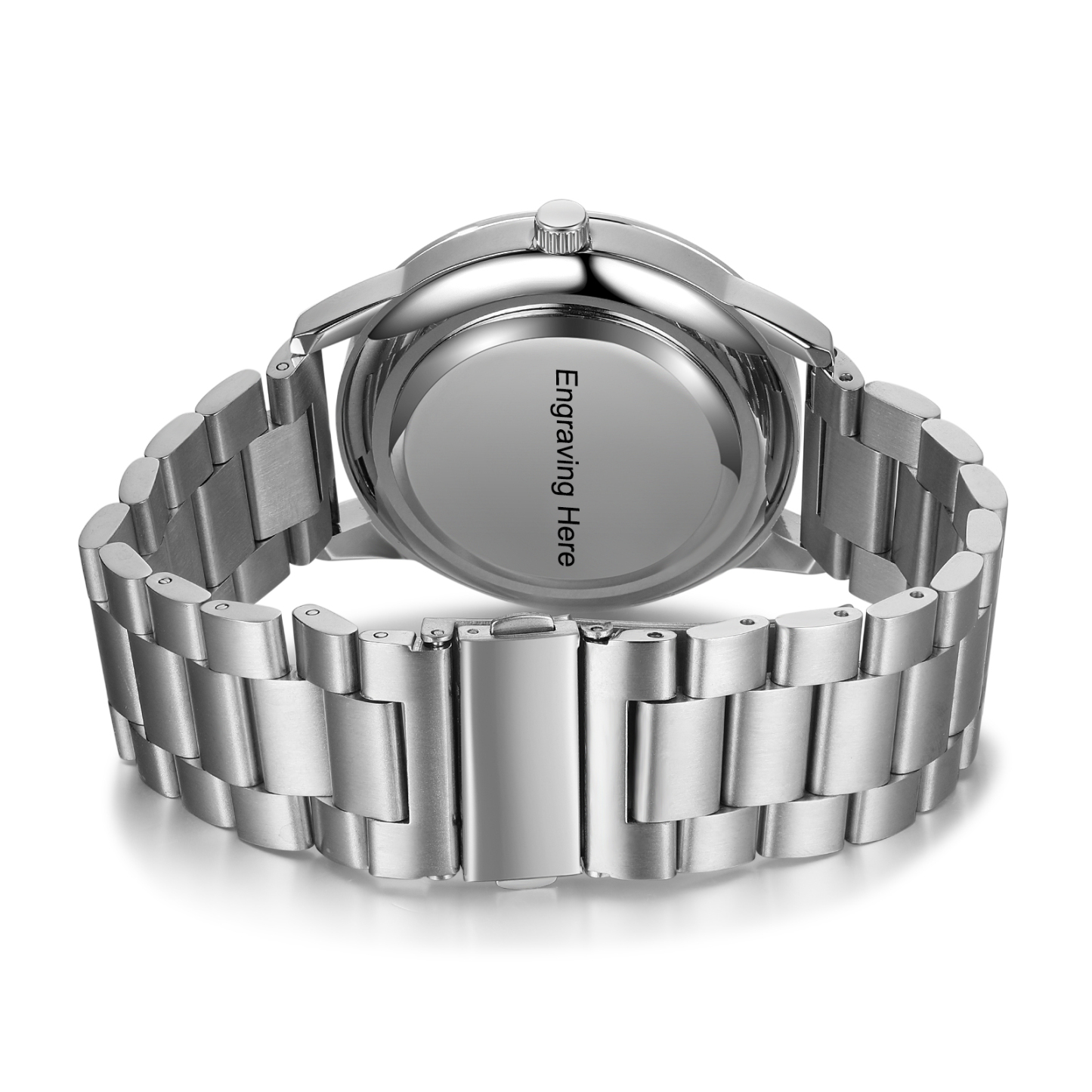 Montre Personnalisée Photo avec Gravure du prénom ou Message Bracelet