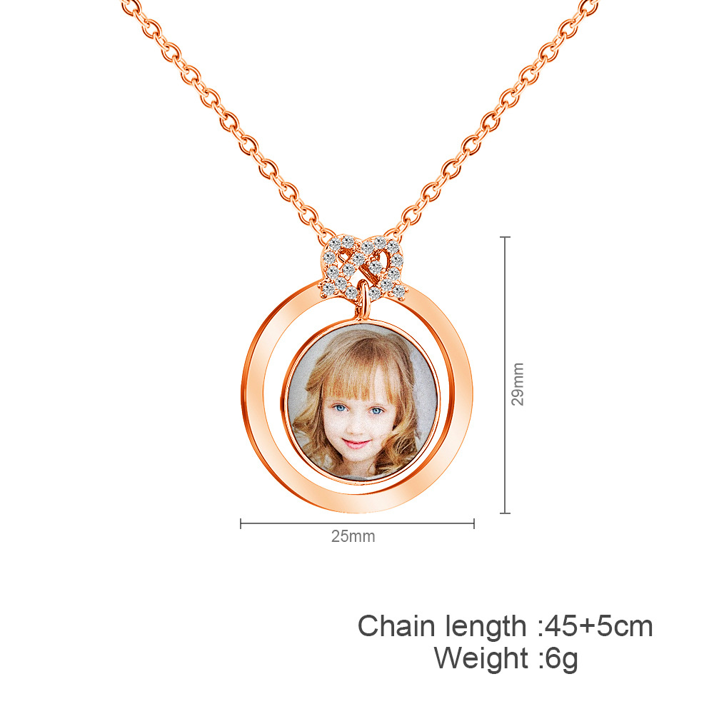 Collier Photo Personnalisée Pendentif