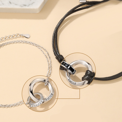 2PCS Bracelets Bracelet en Commun pour Couple｜Jessemade