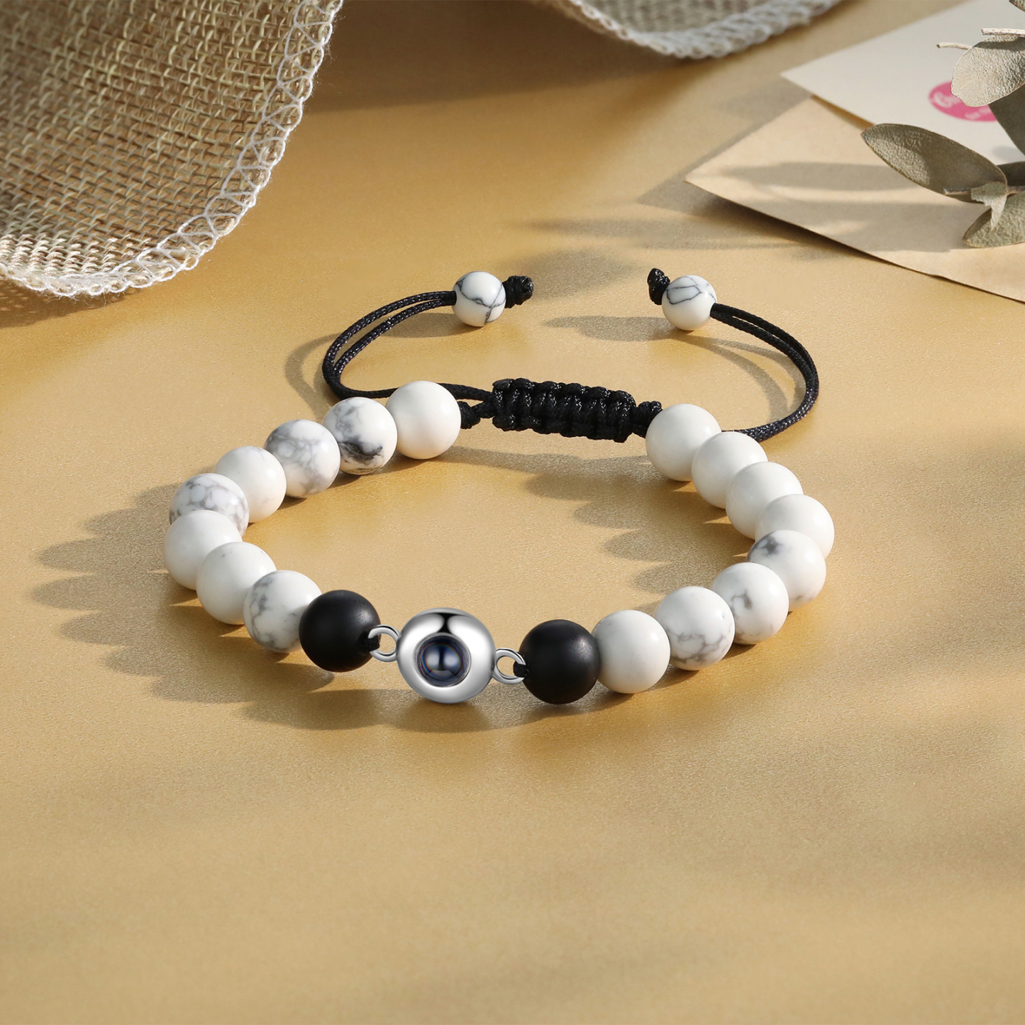 Bracelet Photo Projection de Pierres 1 Photo Personnalisée|Jessemade