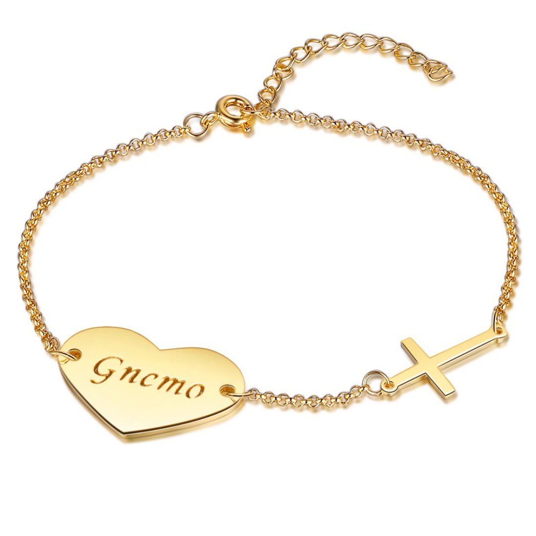 Bracelet Marraine Texte Personnalisé-À Ma Marraine