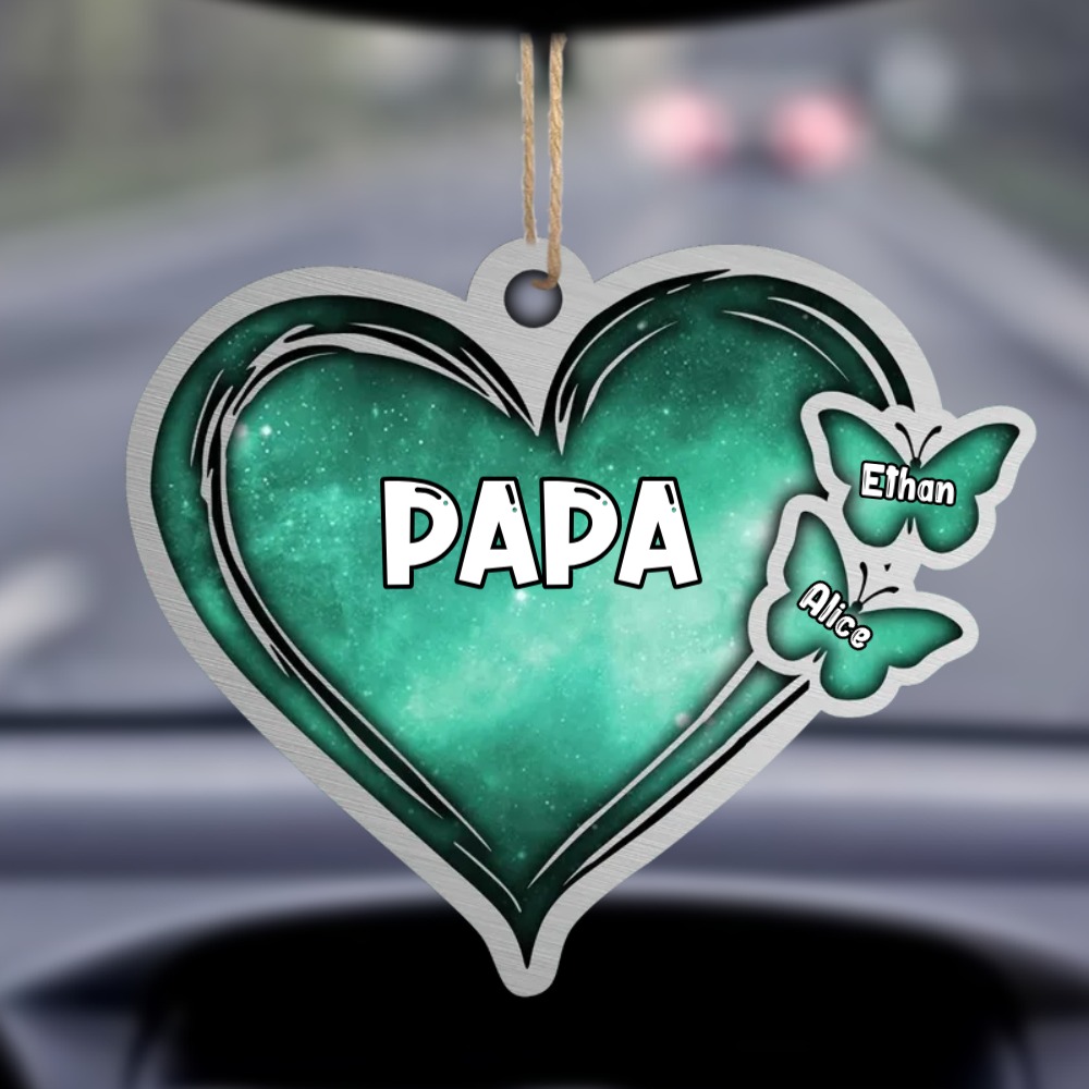 Ornements de Noël Papillon en Acrylique 2-11 Prénoms Personnalisés