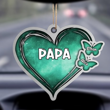 Ornements de Noël Papillon en Acrylique 2-11 Prénoms Personnalisés