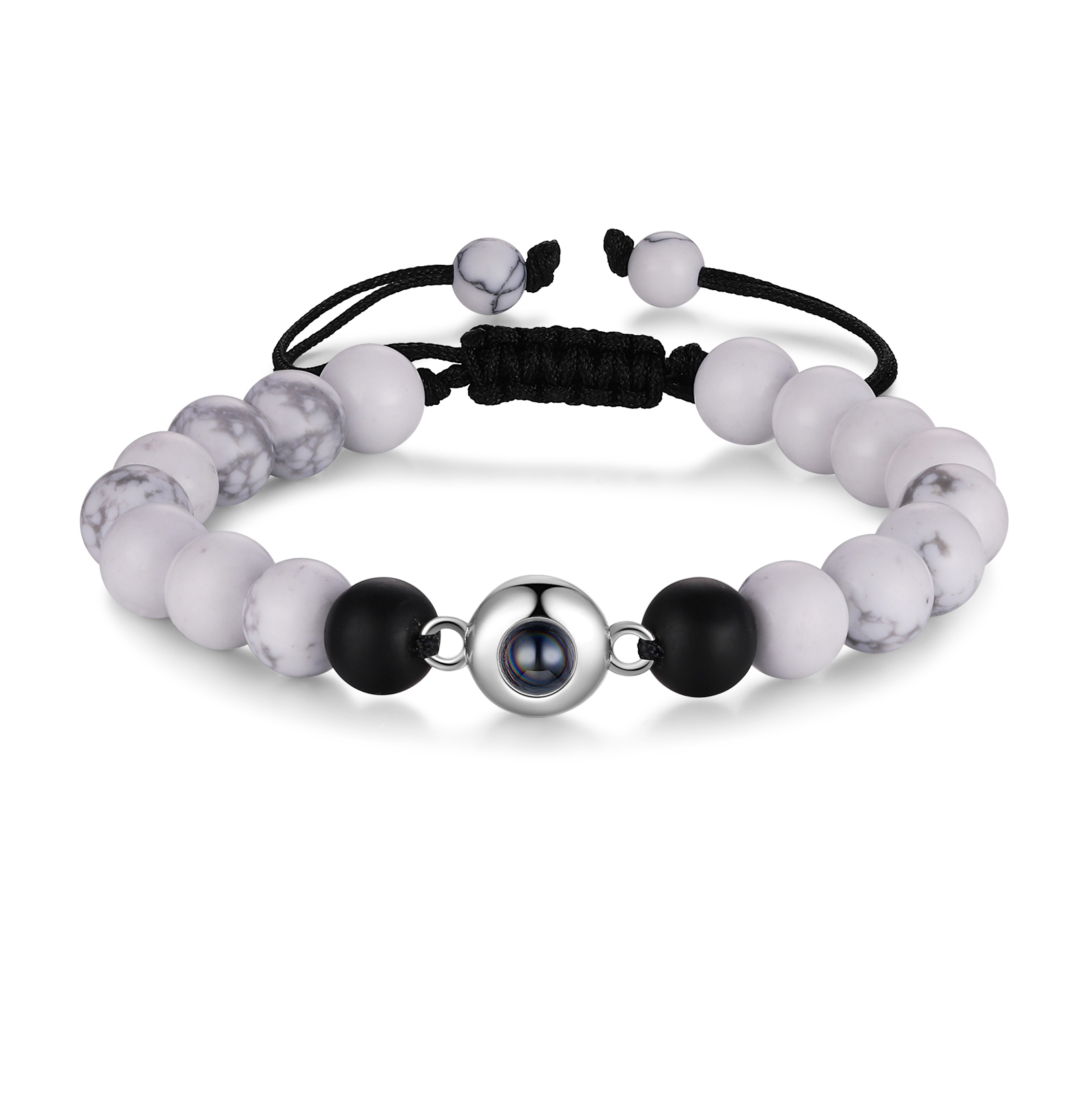 Bracelet Photo Projection de Pierres 1 Photo Personnalisée|Jessemade