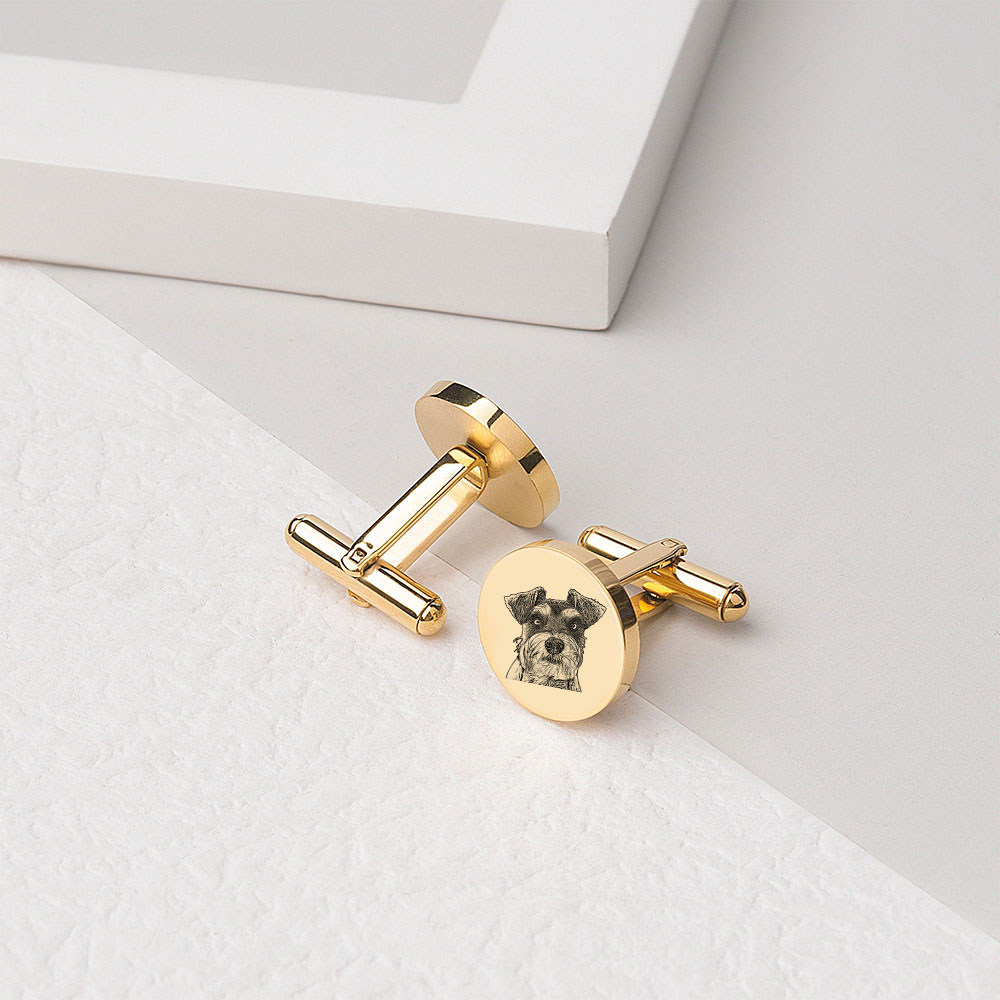 Boutons de Manchette Photo Personnalisé