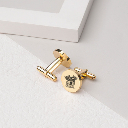 Boutons de Manchette Photo Personnalisé