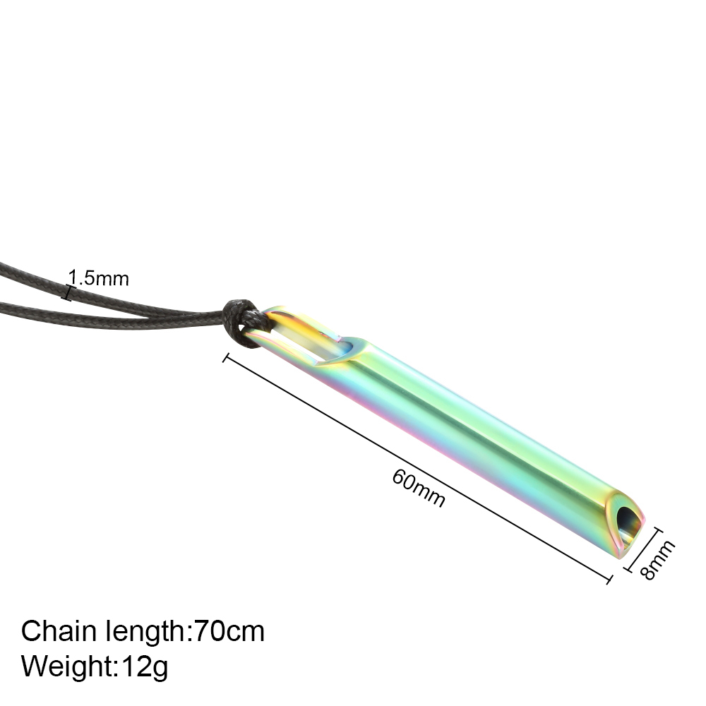 Collier sifflet de méditation yoga