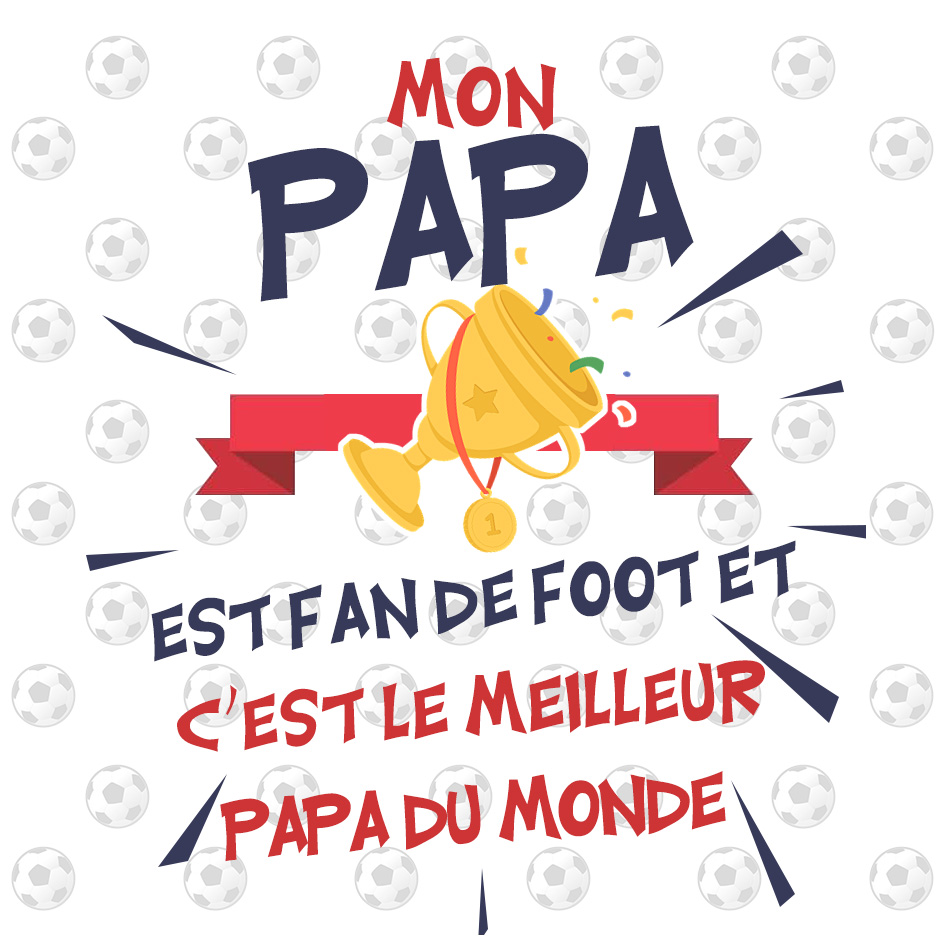 Carte pour Papa Fan de Football Pratique pour la Fête des Pères Cadeau Idéal pour Papa | Jessemade