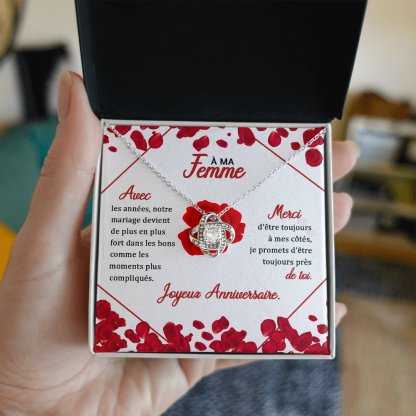 Collier Infini Anniversaire Amour pour femme