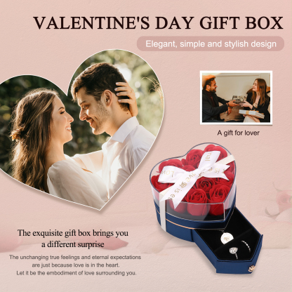 Boîte à bijoux Roses Coffret Cadeau