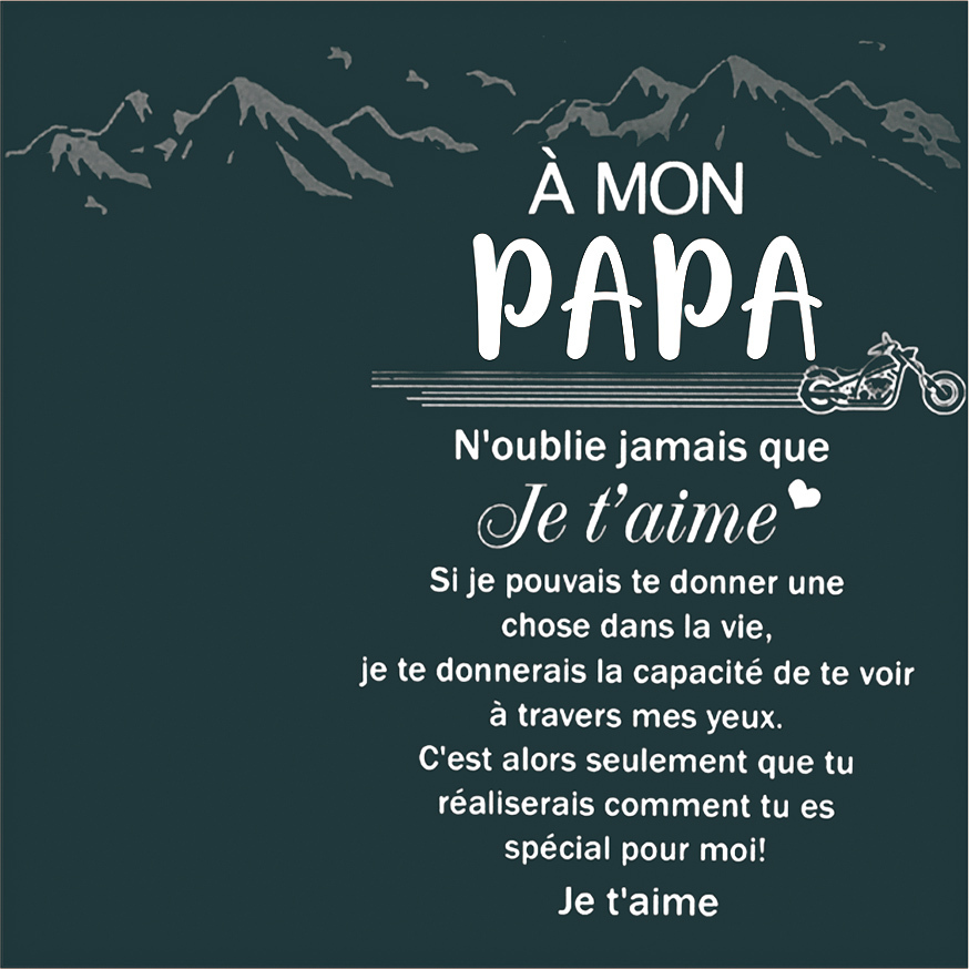 À mon Papa - Carte de Cadeau