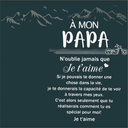 À mon Papa - Carte de Cadeau