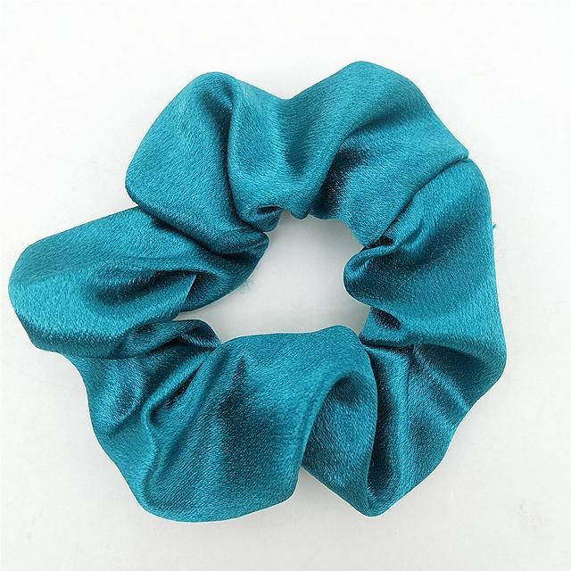 Lot de 6 Chouchous en satin colorés pour femmes Bandes de Cheveux Accessoires Cheveux