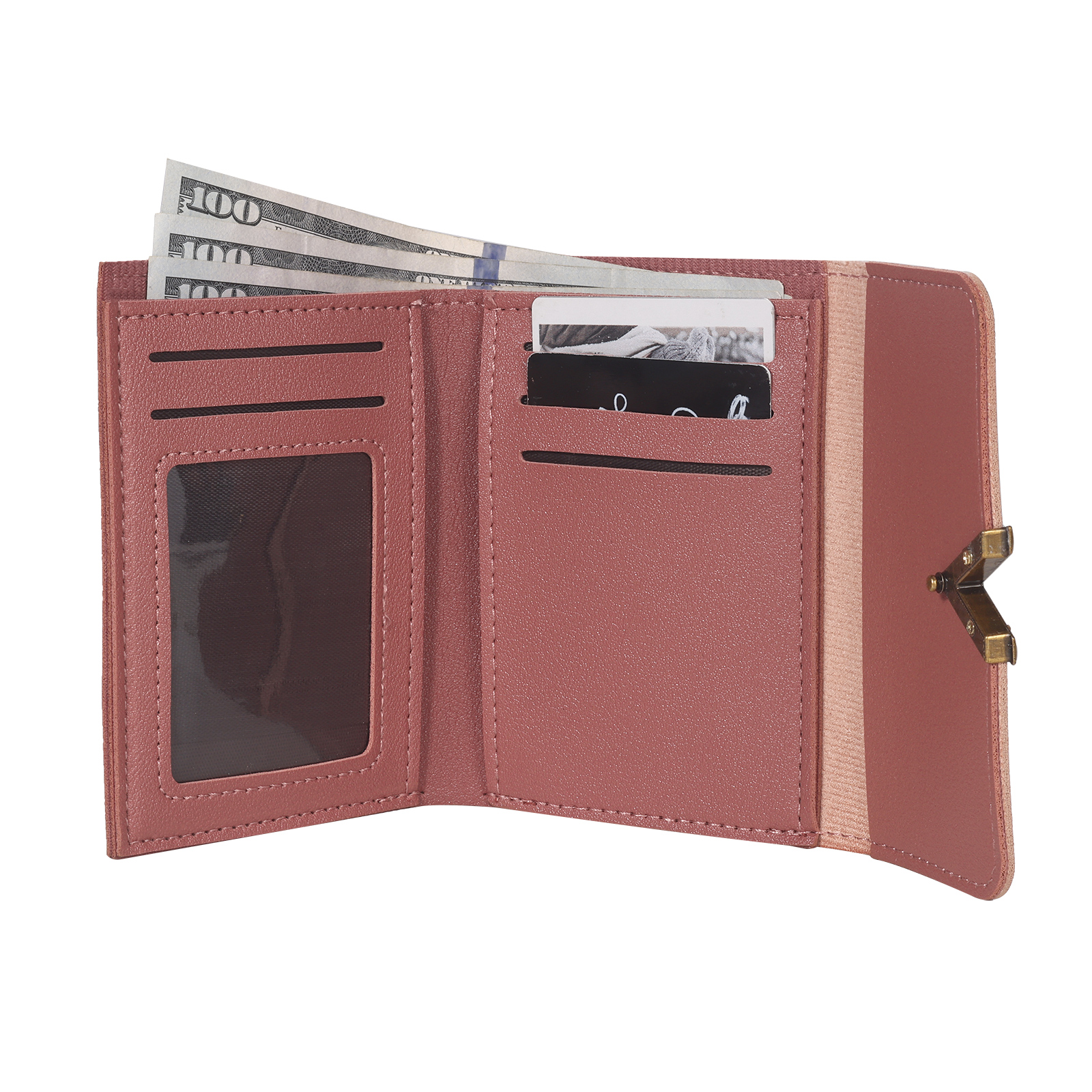 Portefeuille Photo et Texte Personnalisés Porte-Monnaie Carte