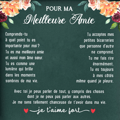 À ma Meilleure Amie-Carte avec coffre Cadeau