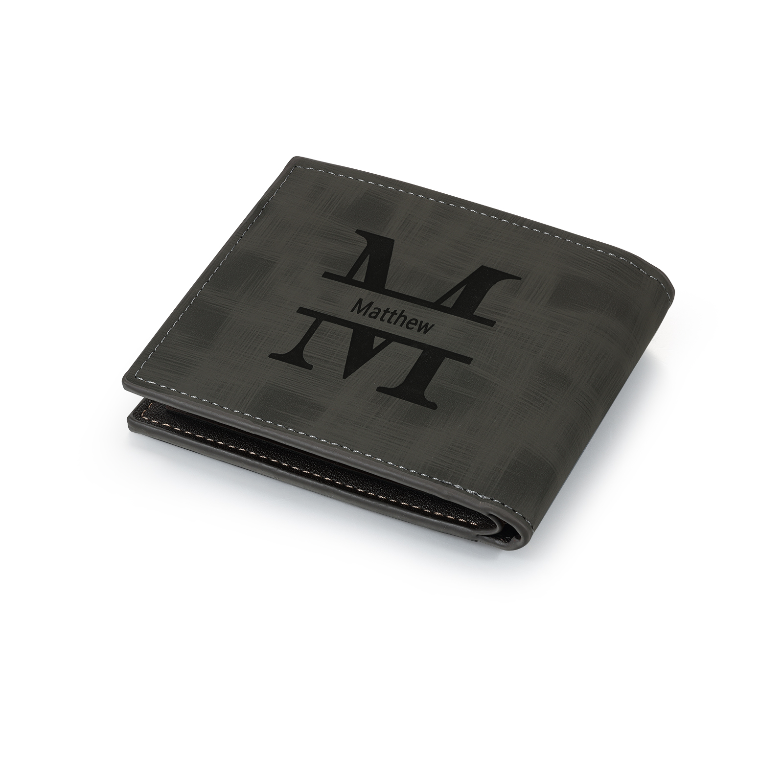 Portefeuille Classique 1 Prénom et Lettre Personnalisés avec Photo Porte-Monnaie Carte