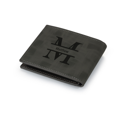 Portefeuille Classique 1 Prénom et Lettre Personnalisés avec Photo Porte-Monnaie Carte