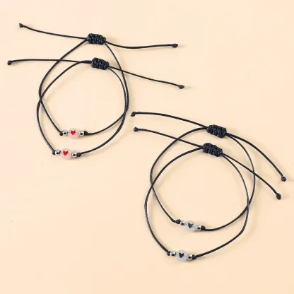 À Filleule & Marraine - Bracelet en Commun 2PCS Bracelets Cœur｜Jessemade