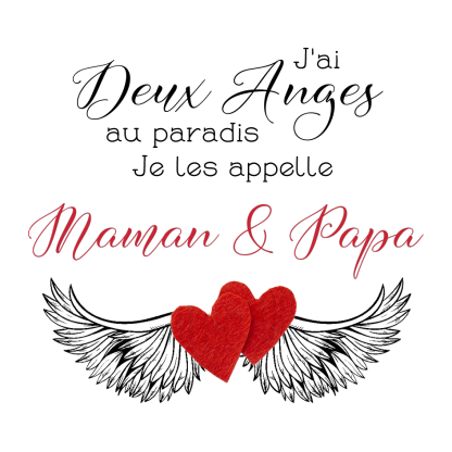 Boule transparente de plumes aile Ornements 2 Prénom Personnalisé boule de noël | Jessemade