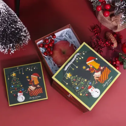Coffre de Cadeau Noël pour Tasse émaillé