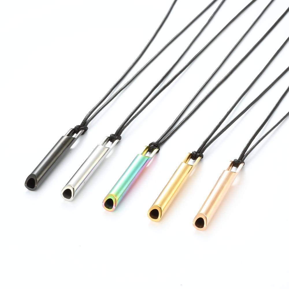 Collier sifflet de méditation yoga