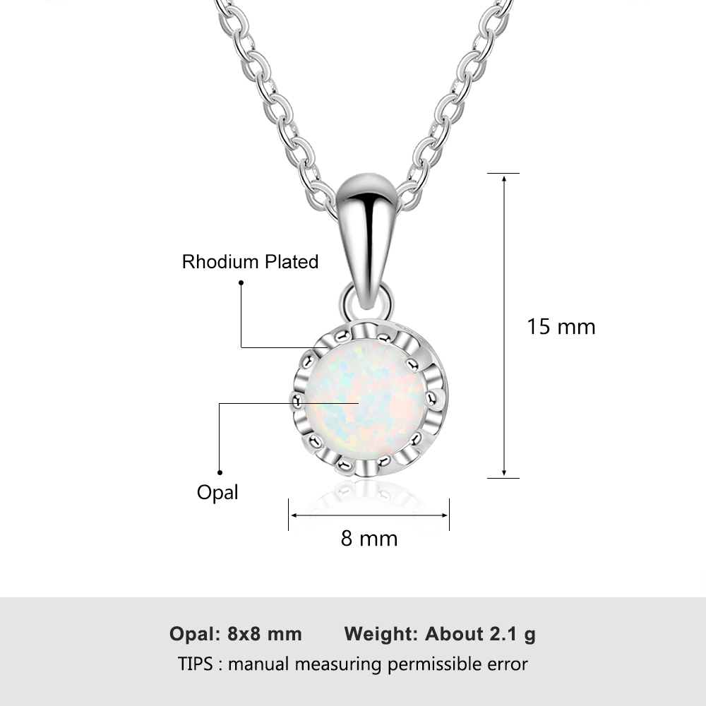 Collier Pendentif Opale pour Femmes
