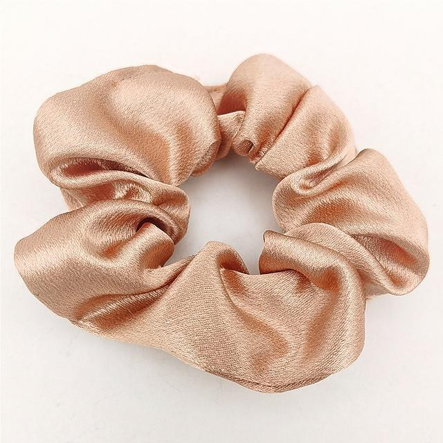 Lot de 6 Chouchous en satin colorés pour femmes Bandes de Cheveux Accessoires Cheveux