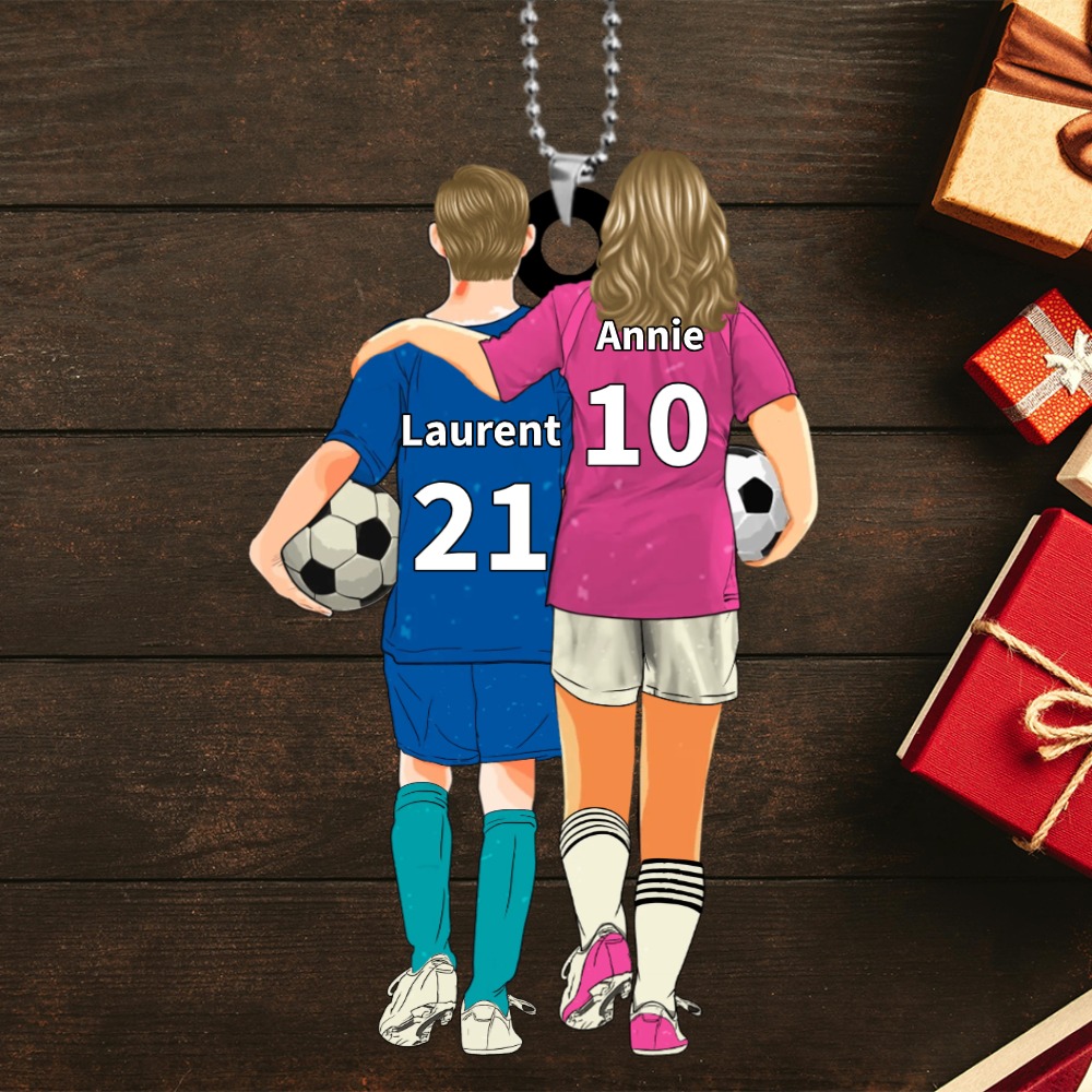 Porte-clés 2 Prénoms Personnalisés avec Illustrations Choisies Porte-Clés Personnaliables | Jessemade