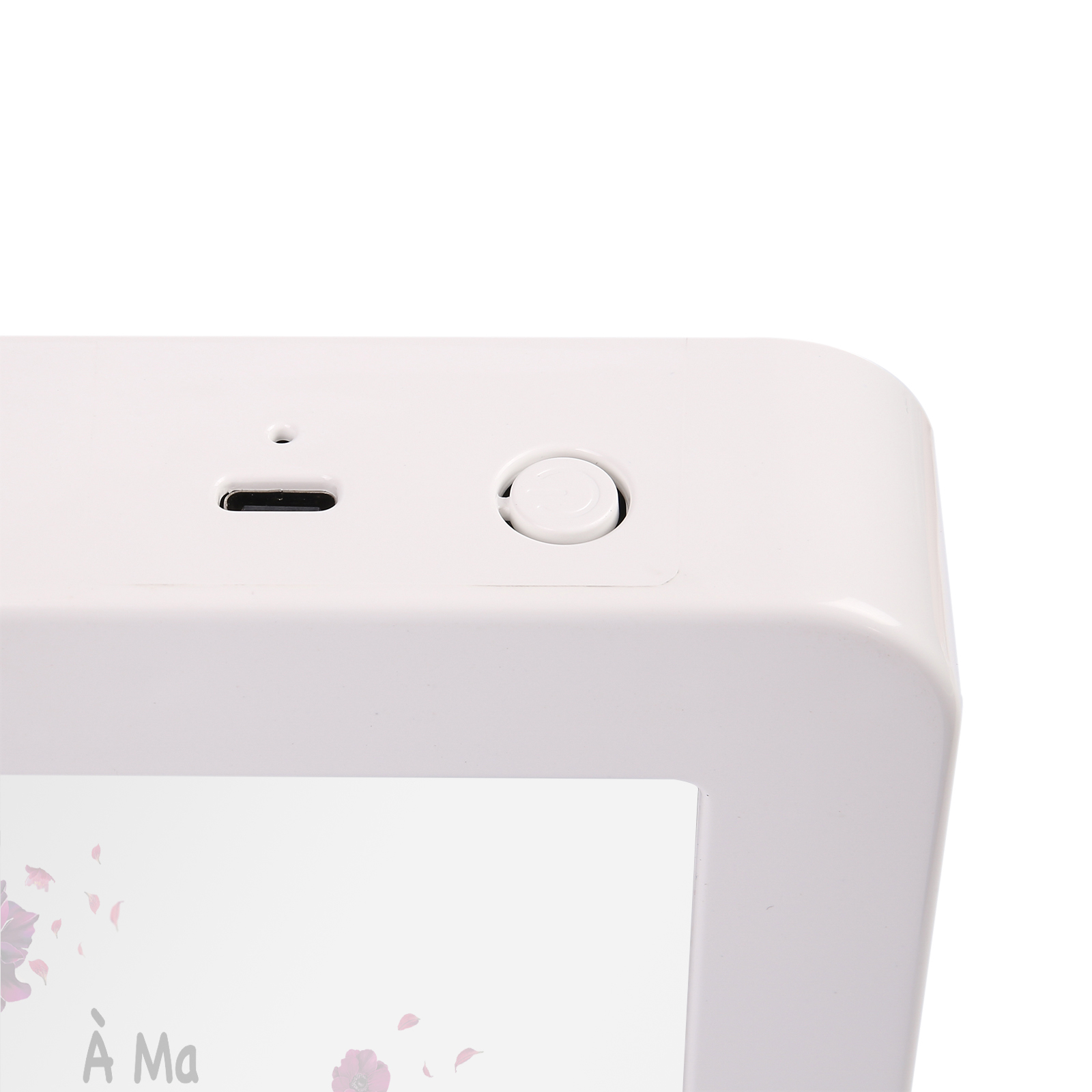 À ma Meilleure Amie - Cadre Photo/Miroir LED multifonctionnel 2 Prénoms Personnalisés avec 1 Photo