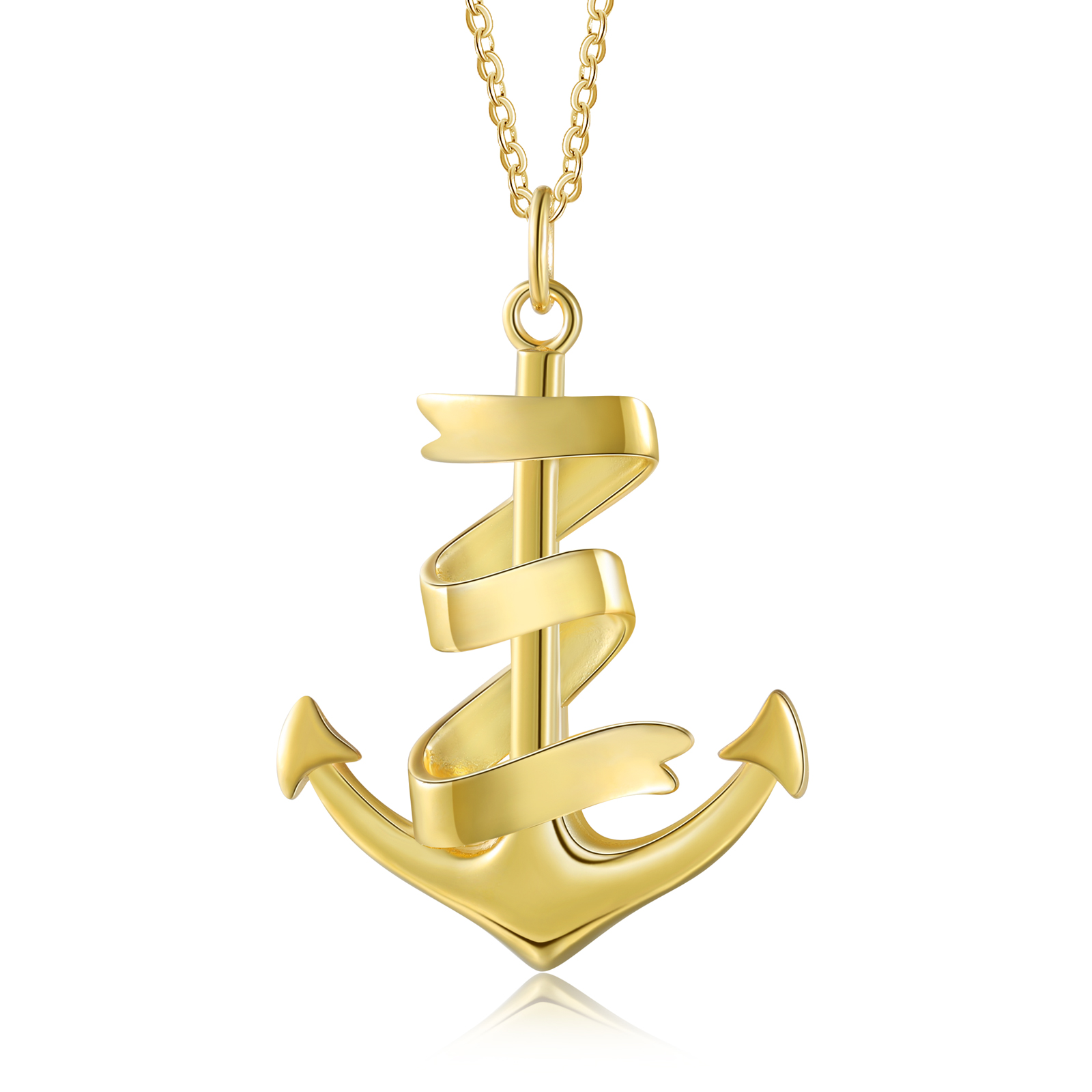 Collier d'ancre marine nautique Pirate ancre pendentif 3 Prénoms Personnalisés Collier Homme