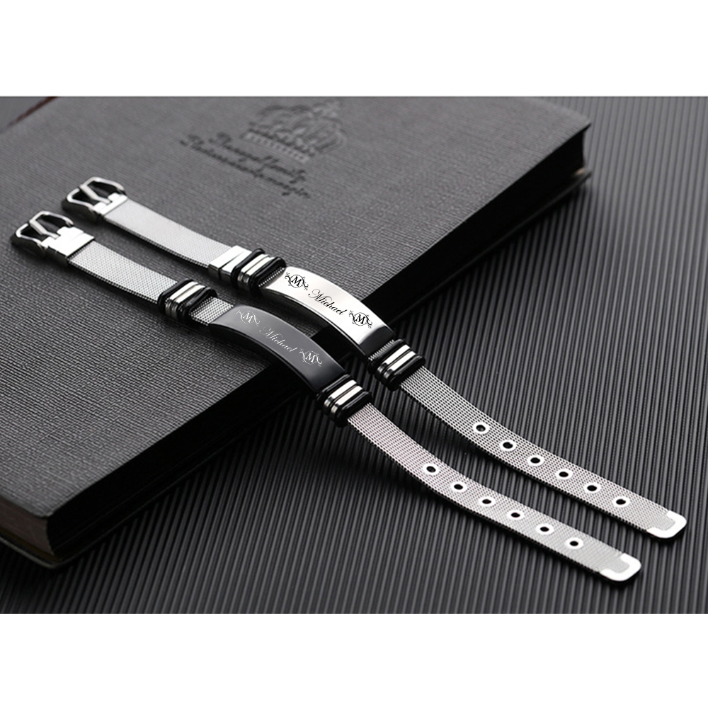 Bracelet Initiale Prénom Personnalisé avec lettre｜Jessemade