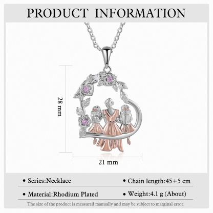 Collier mère et fille Cœur